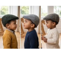 KIDS6263: Boys Wool Flat Cap (0-4 Years)